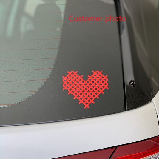 Overstock sale! Select Cross Stitch inspired vinyl decals 58.33333% off while supplies last