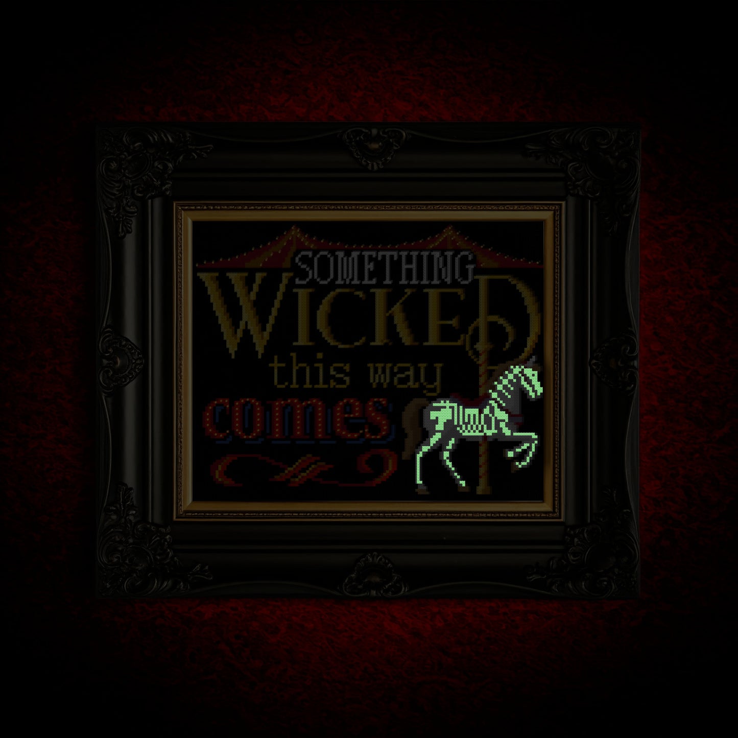 Something Wicked This Way Comes Cross Stitch Pattern - instant PDF Download