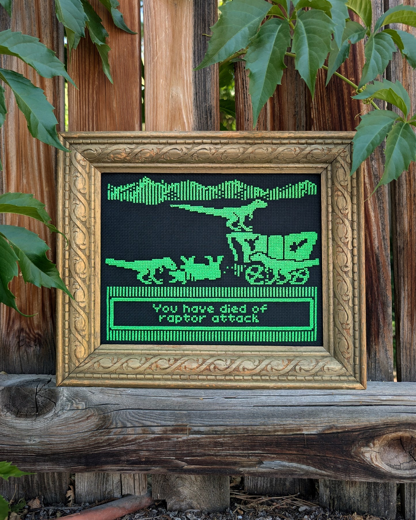 Oregon Jurassic Trail Cross Stitch Pattern - instant PDF Download