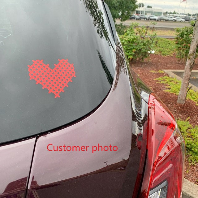 Overstock sale! Select Cross Stitch inspired vinyl decals 58.33333% off while supplies last