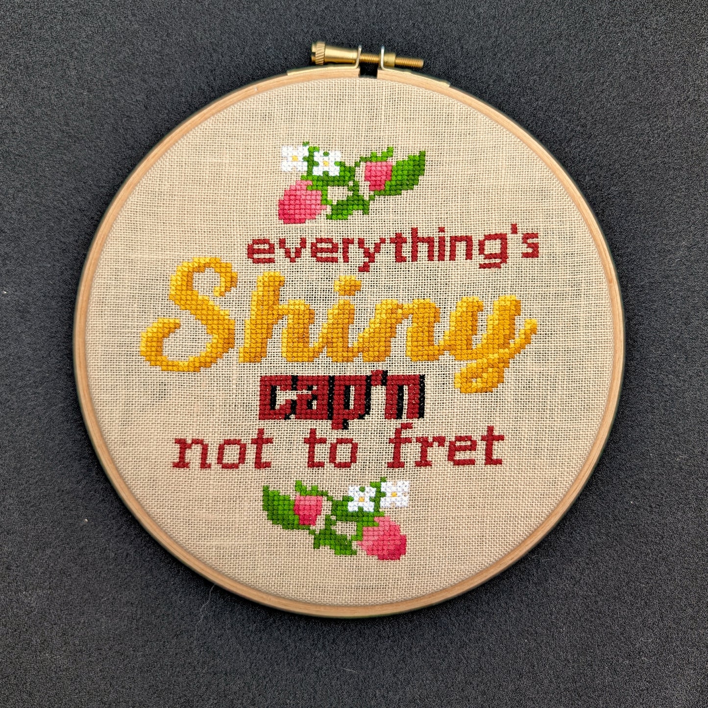 Everything's Shiny cross stitch pattern - instant PDF Download