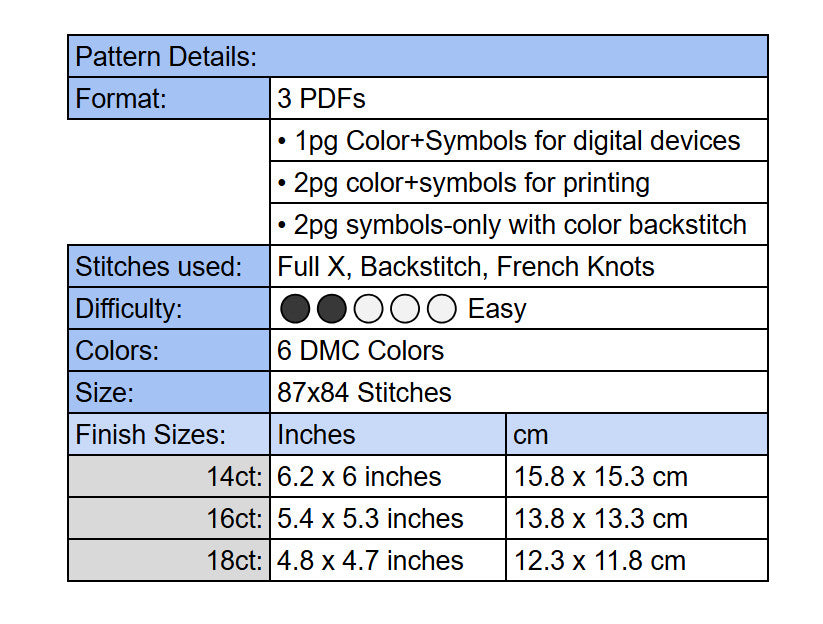 Dancing Digital Baby Cross Stitch Pattern - instant PDF Download