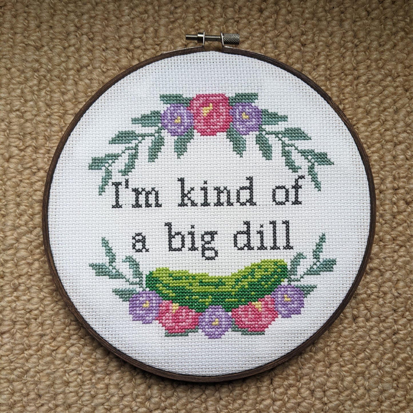 Big Dill Cross Stitch pattern - instant PDF Download