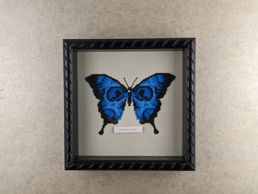 Memento Mori Skull and Butterfly cross stitch pattern - Instant PDF download