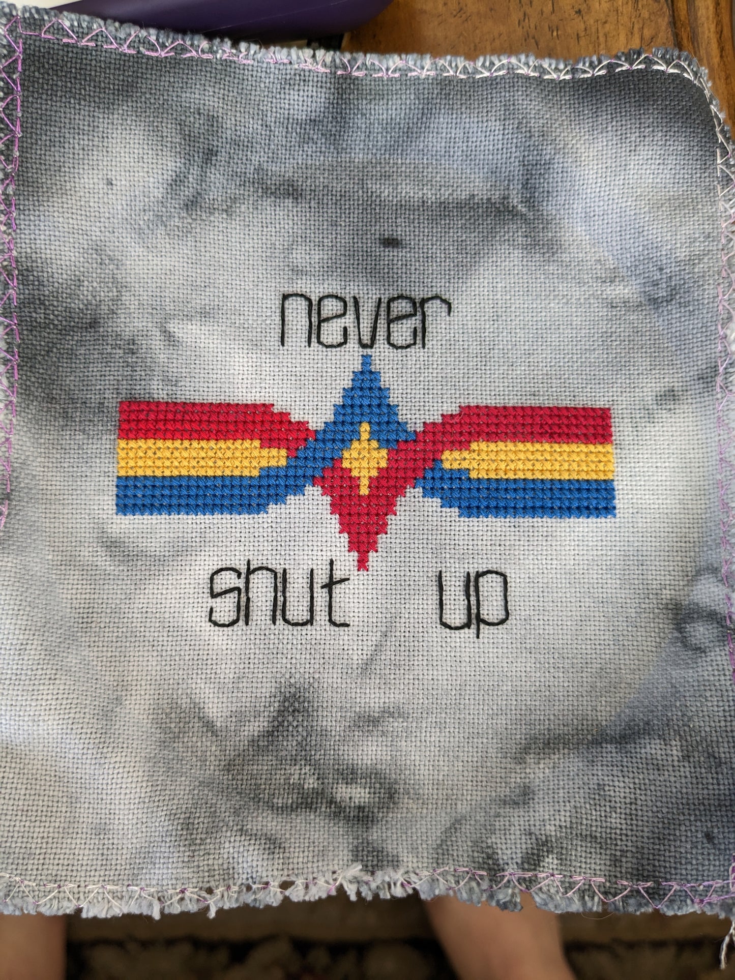 Never Shut Up: Trek-inspired Cross Stitch Pattern - instant PDF Download