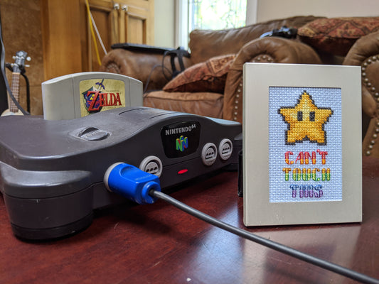 SuperStario "Can't Touch This" Cross Stitch pattern - instant PDF Download