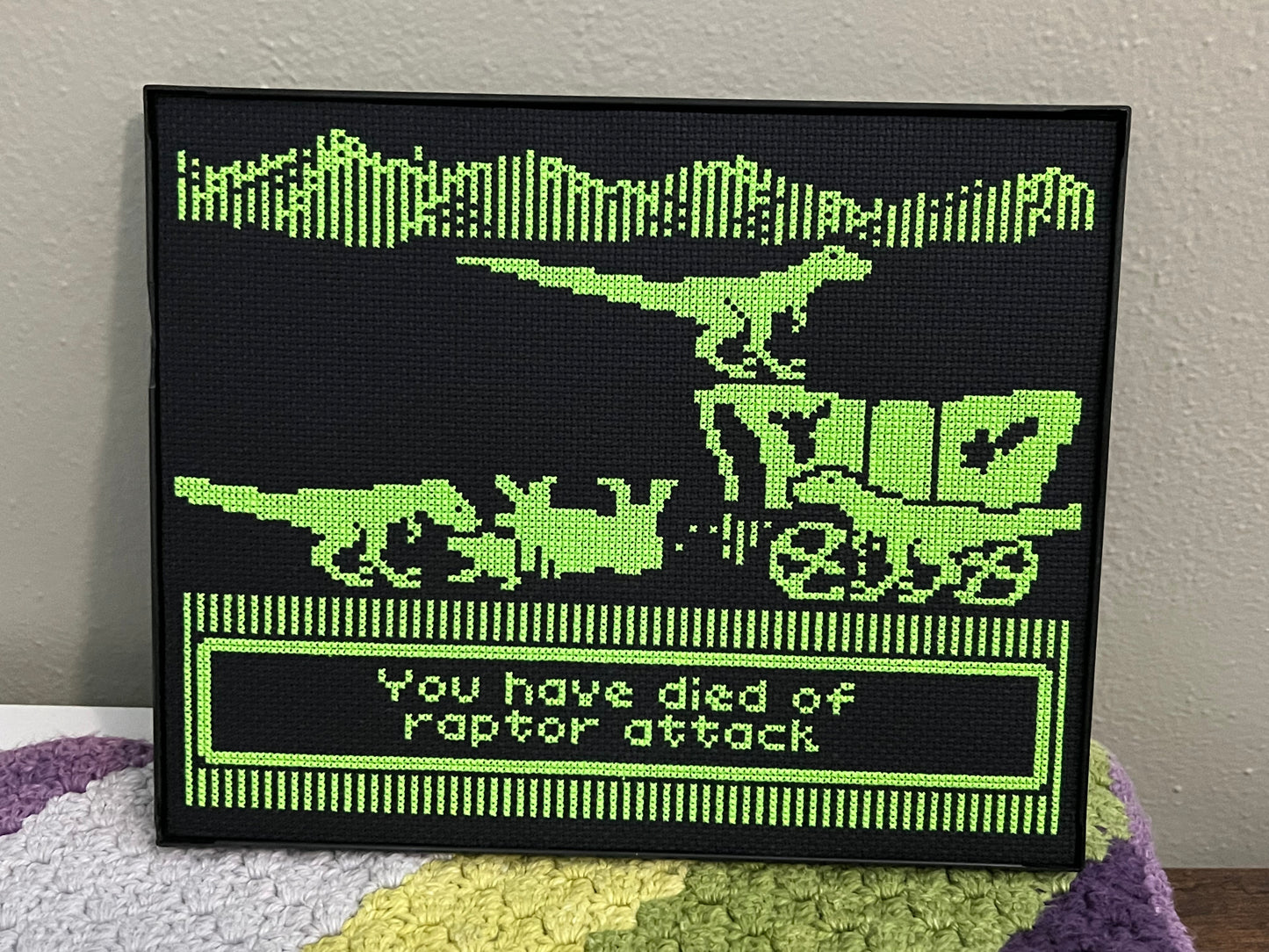 Oregon Jurassic Trail Cross Stitch Pattern - instant PDF Download