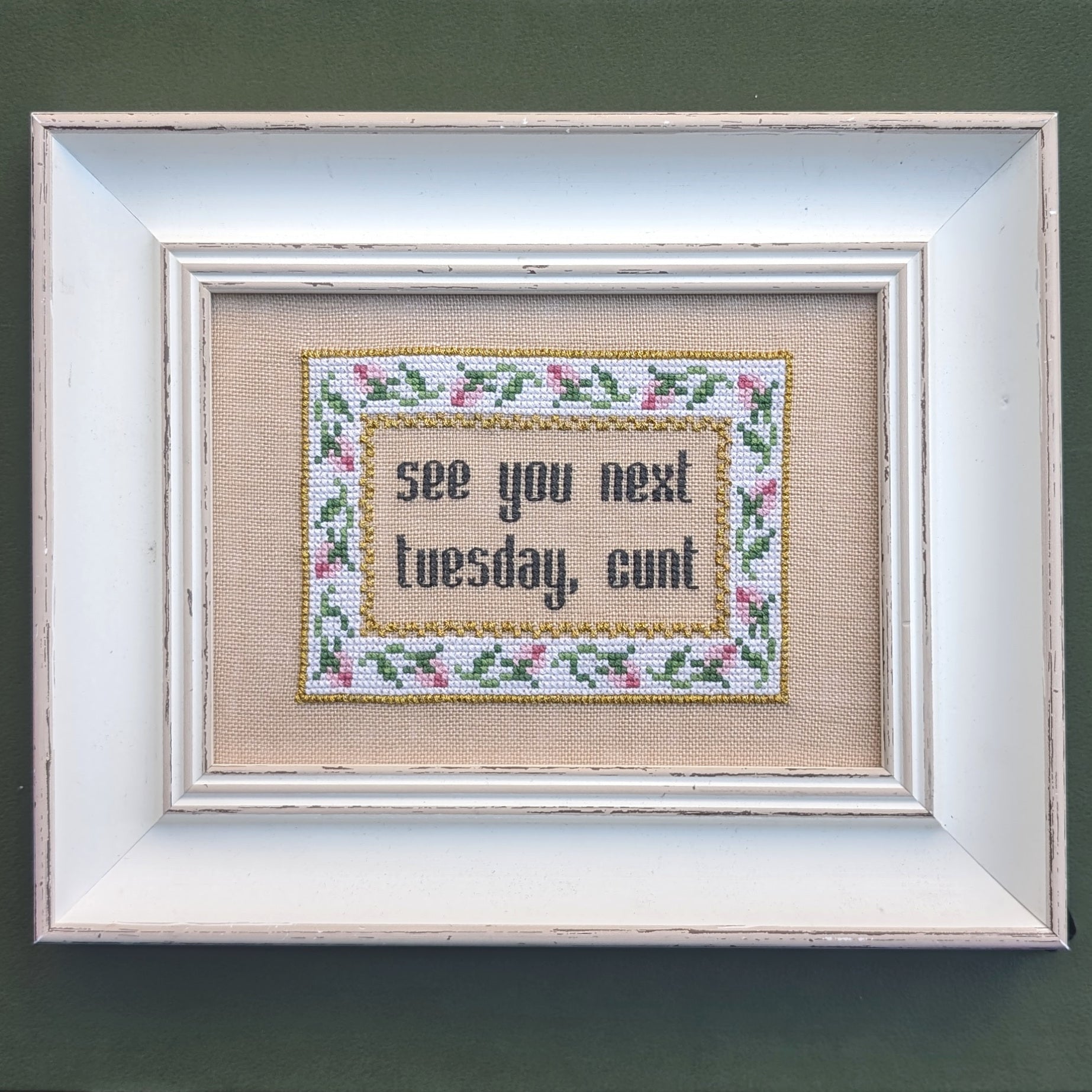 Tuesday Pattern See You Next Tuesday cross stitch pattern - instant PDF Download ...