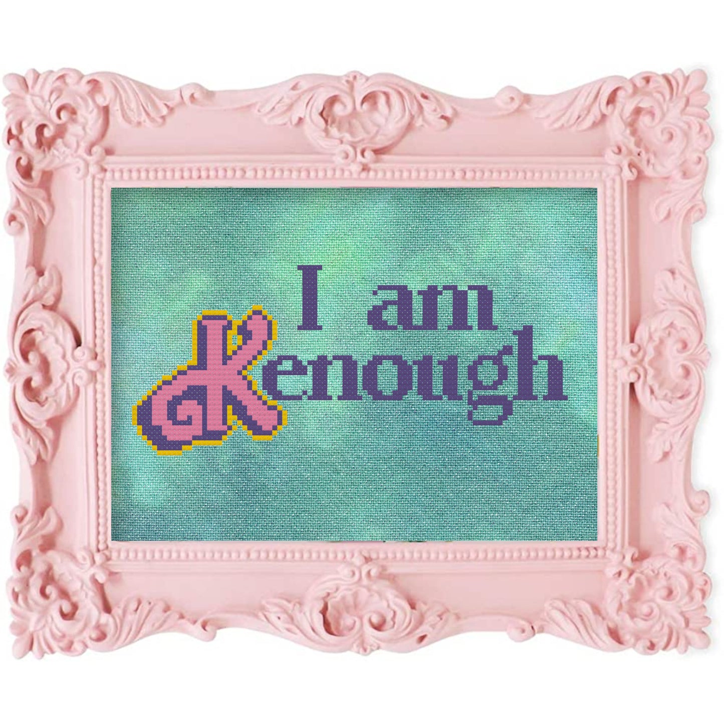 I am Kenough cross stitch pattern - instant PDF download