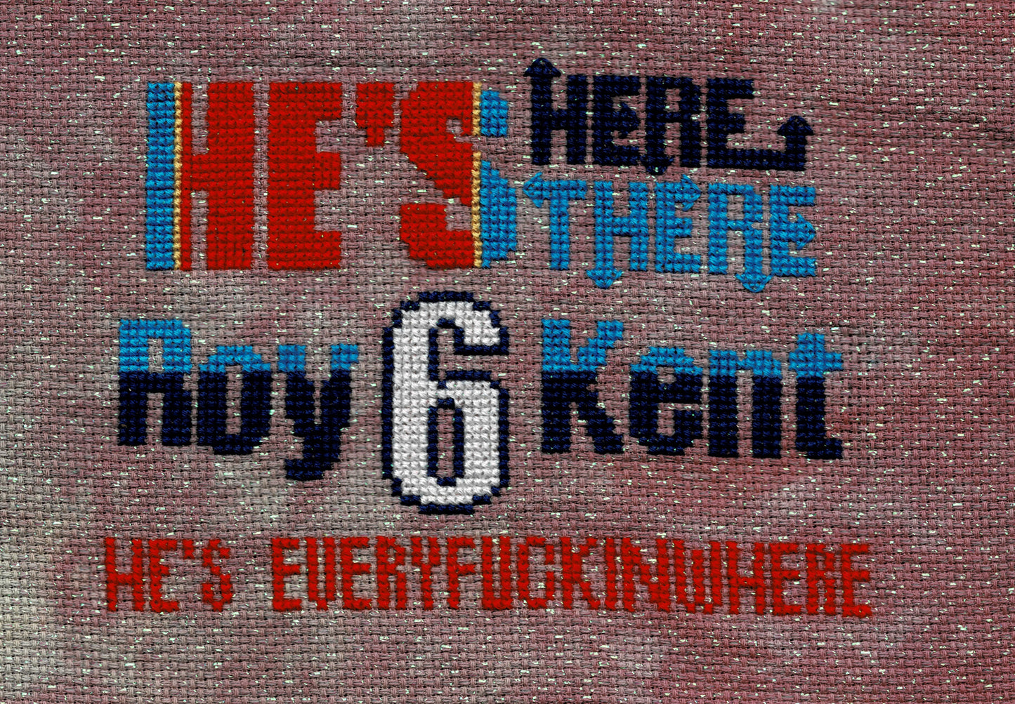 Roy's chant cross stitch pattern - PDF instant download (Parody)