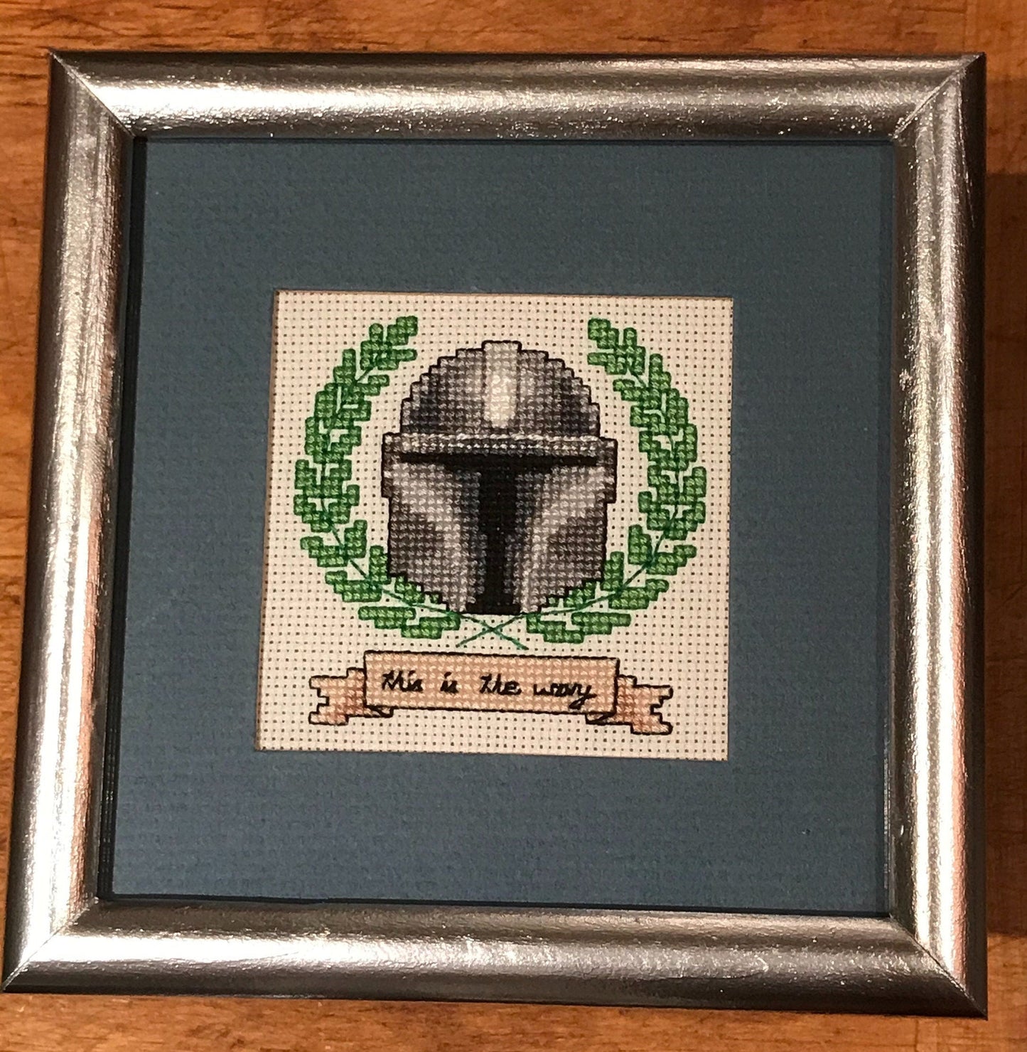 This is the Way: The Armorer (Mandalorian) parody cross stitch PDF pattern